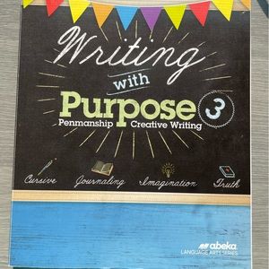 Abeka Grade 3 Writing with purpose, New No writing